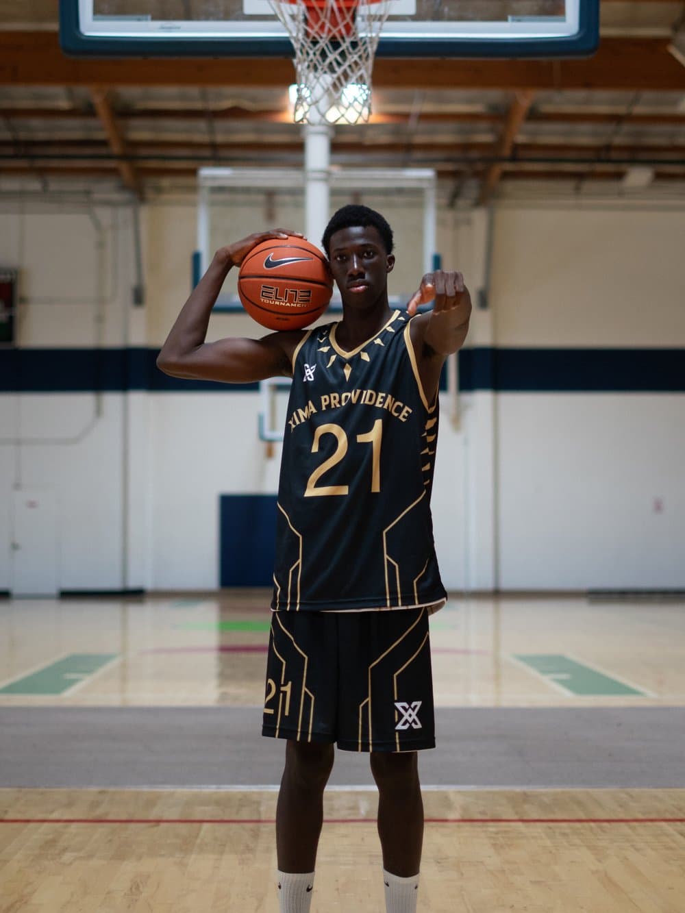 Xima Athletics prep athlete in training