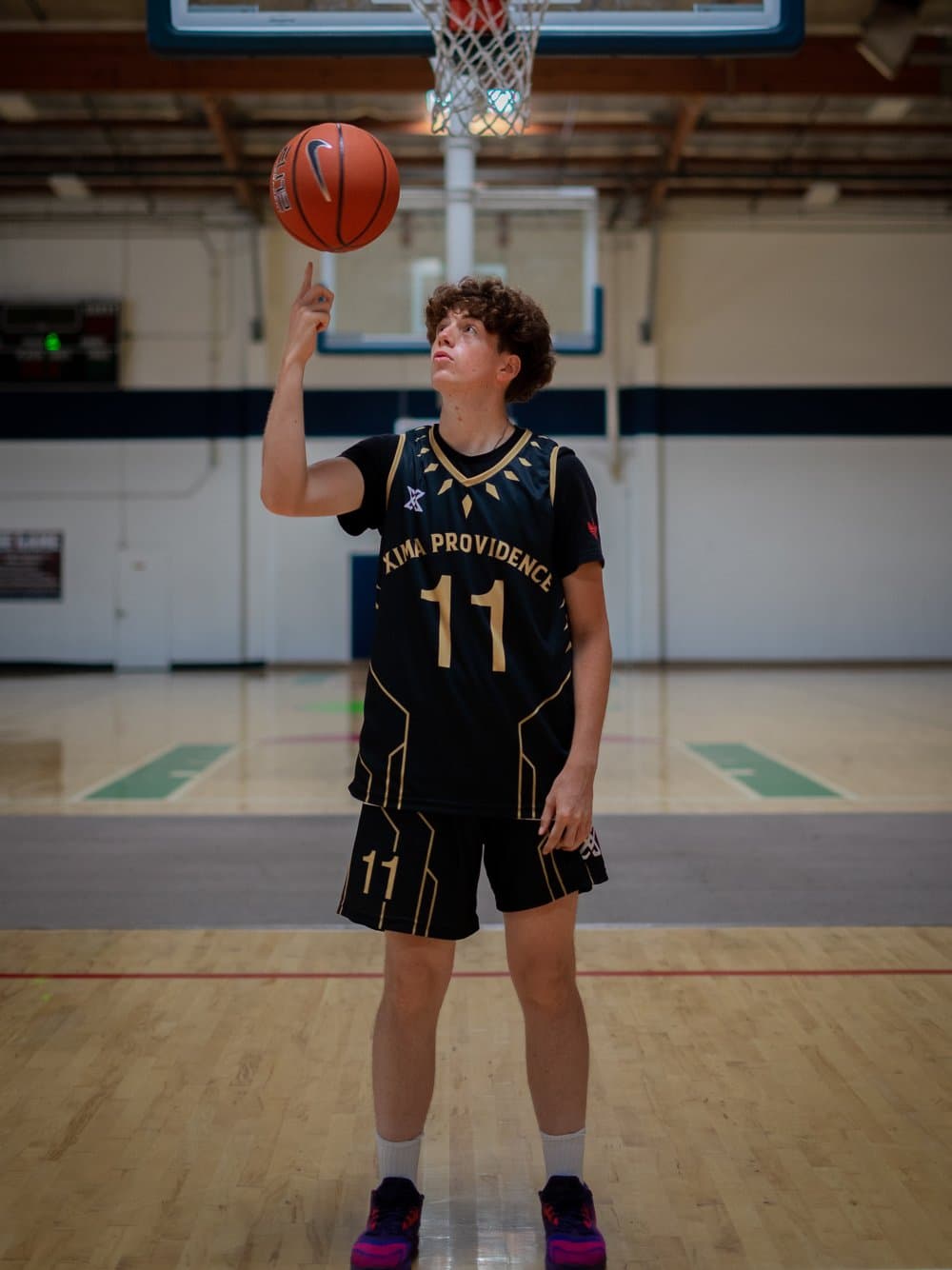 Xima Athletics prep athlete in training